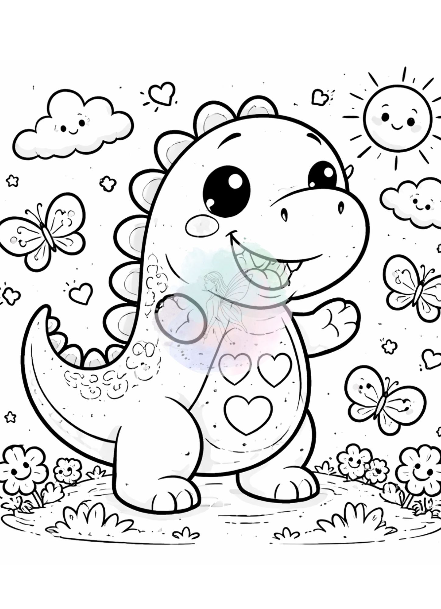 Ausmalbilder Dino