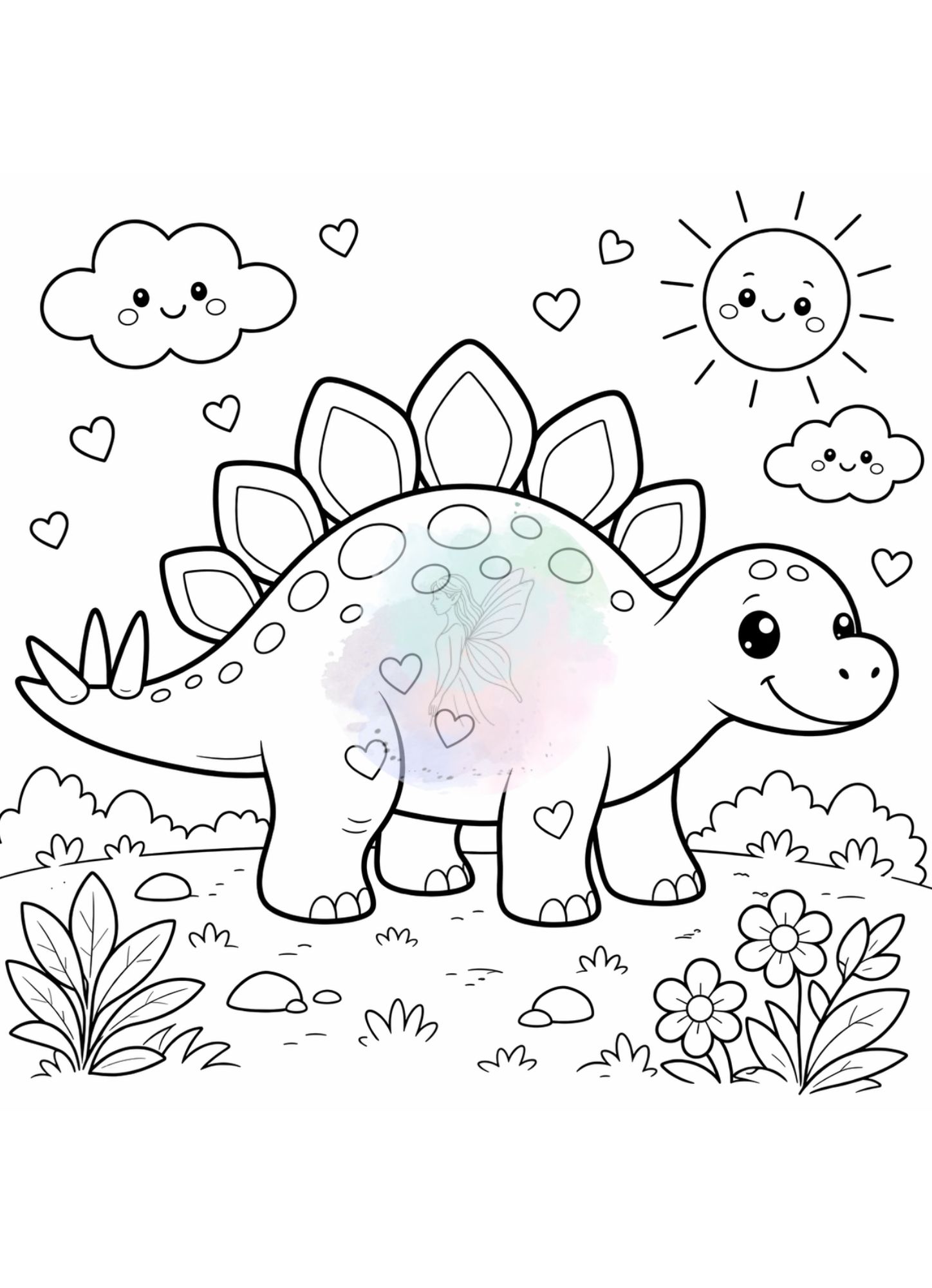 Ausmalbilder Dino