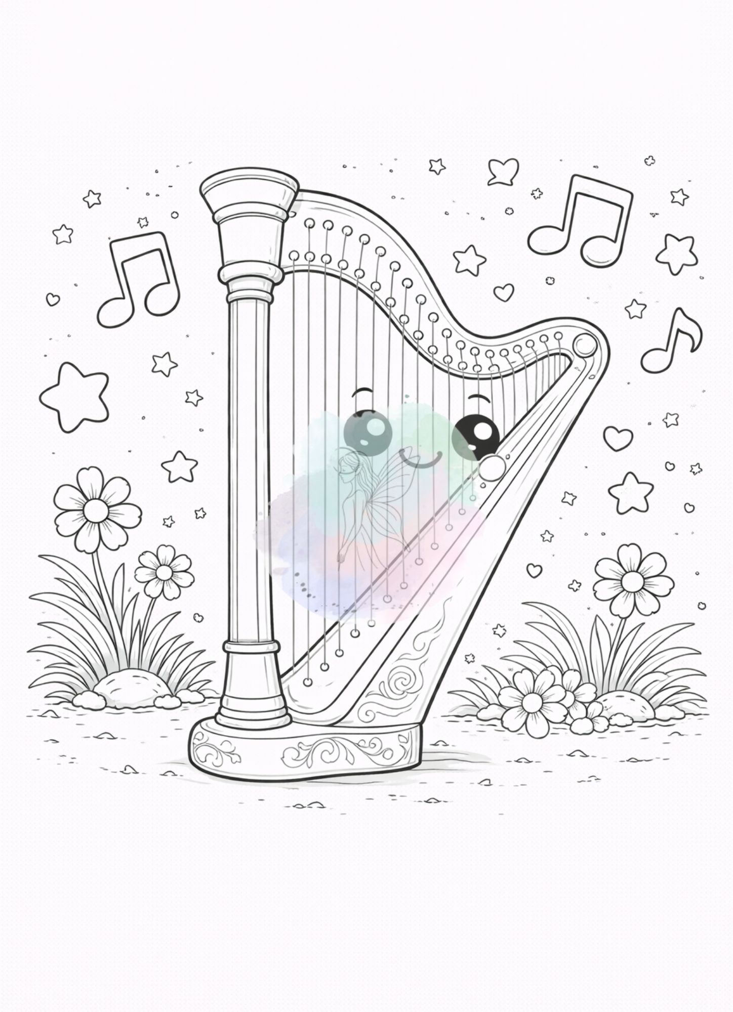 Ausmalbilder Musik