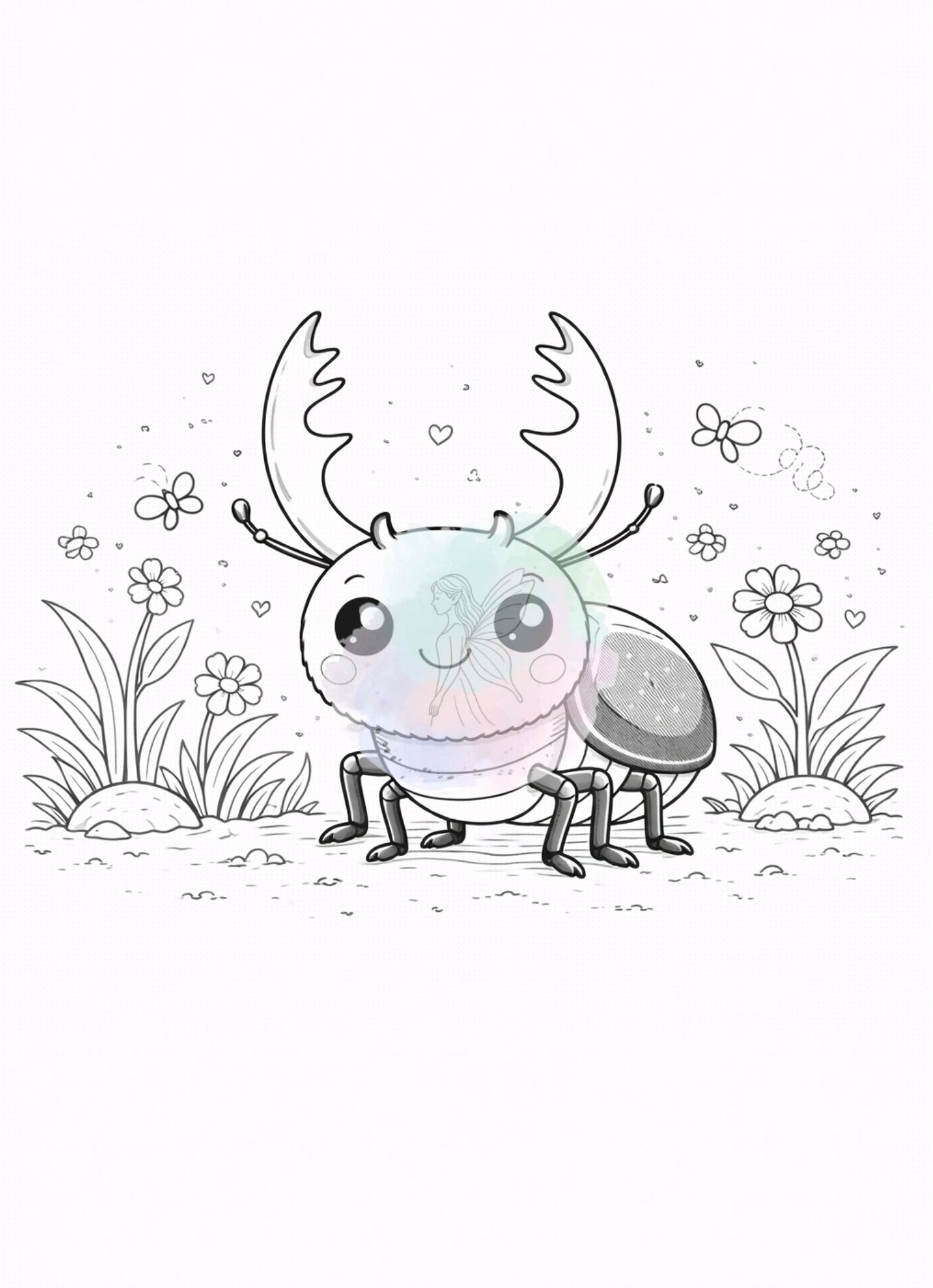 Ausmalbilder Insekten