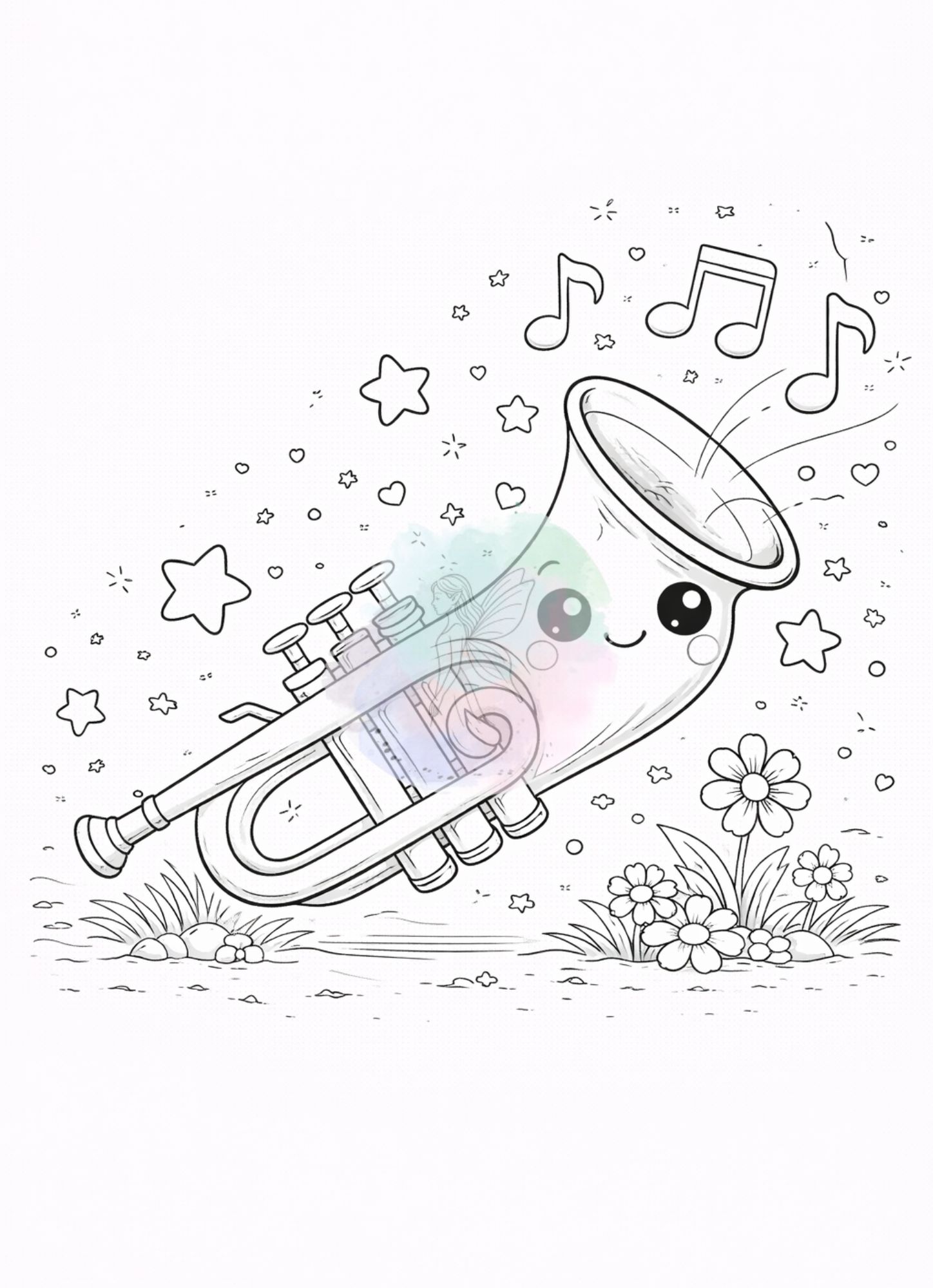 Ausmalbilder Musik