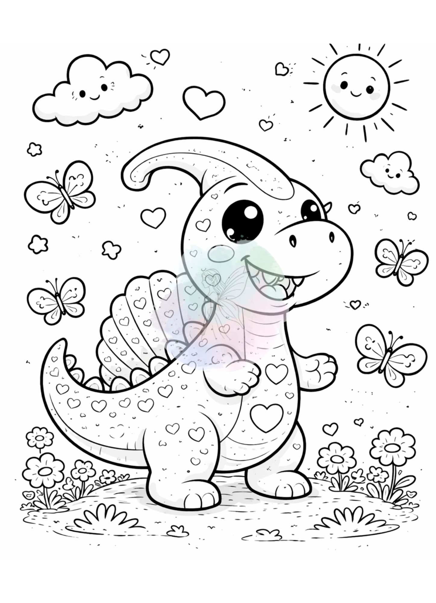Ausmalbilder Dino