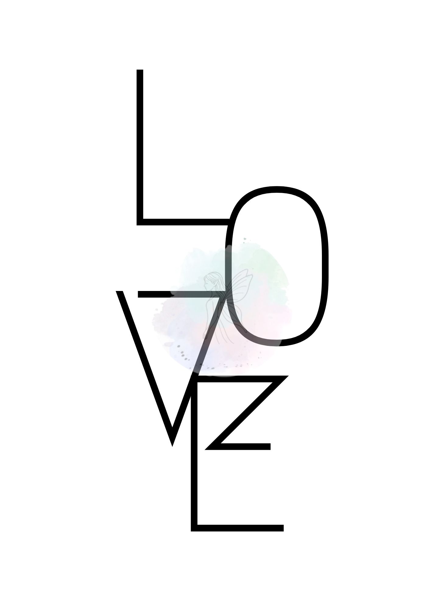 LOVE - Digitale Datei A4/A3