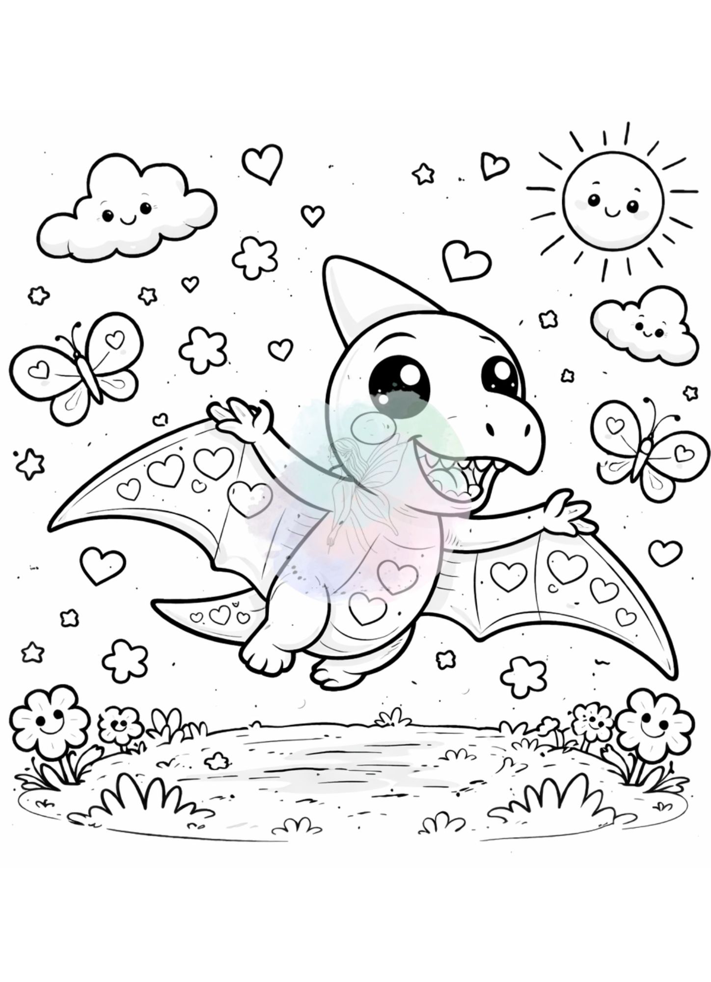 Ausmalbilder Dino