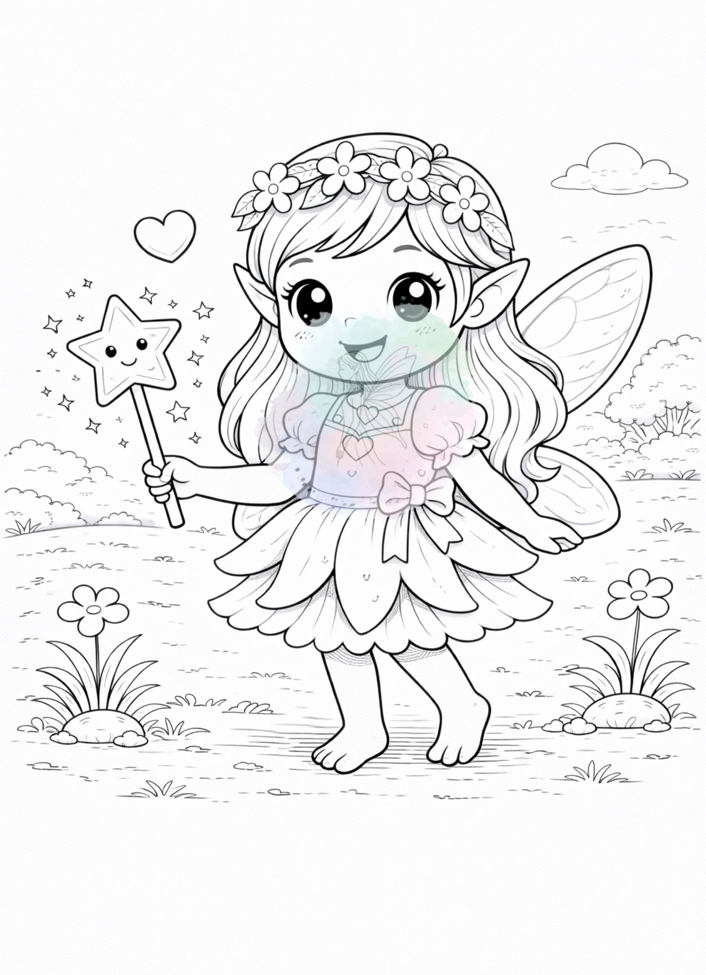 Ausmalbilder Fairy