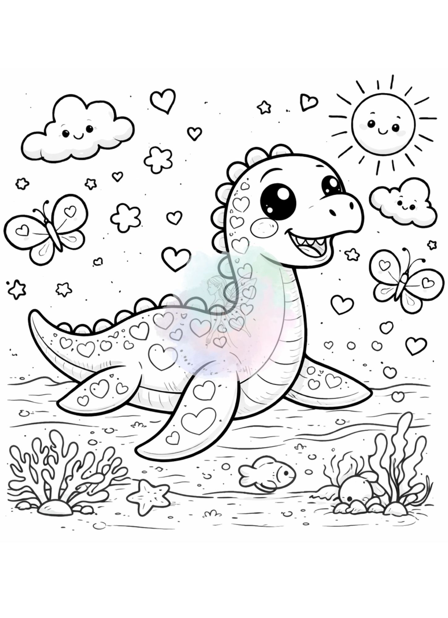 Ausmalbilder Dino