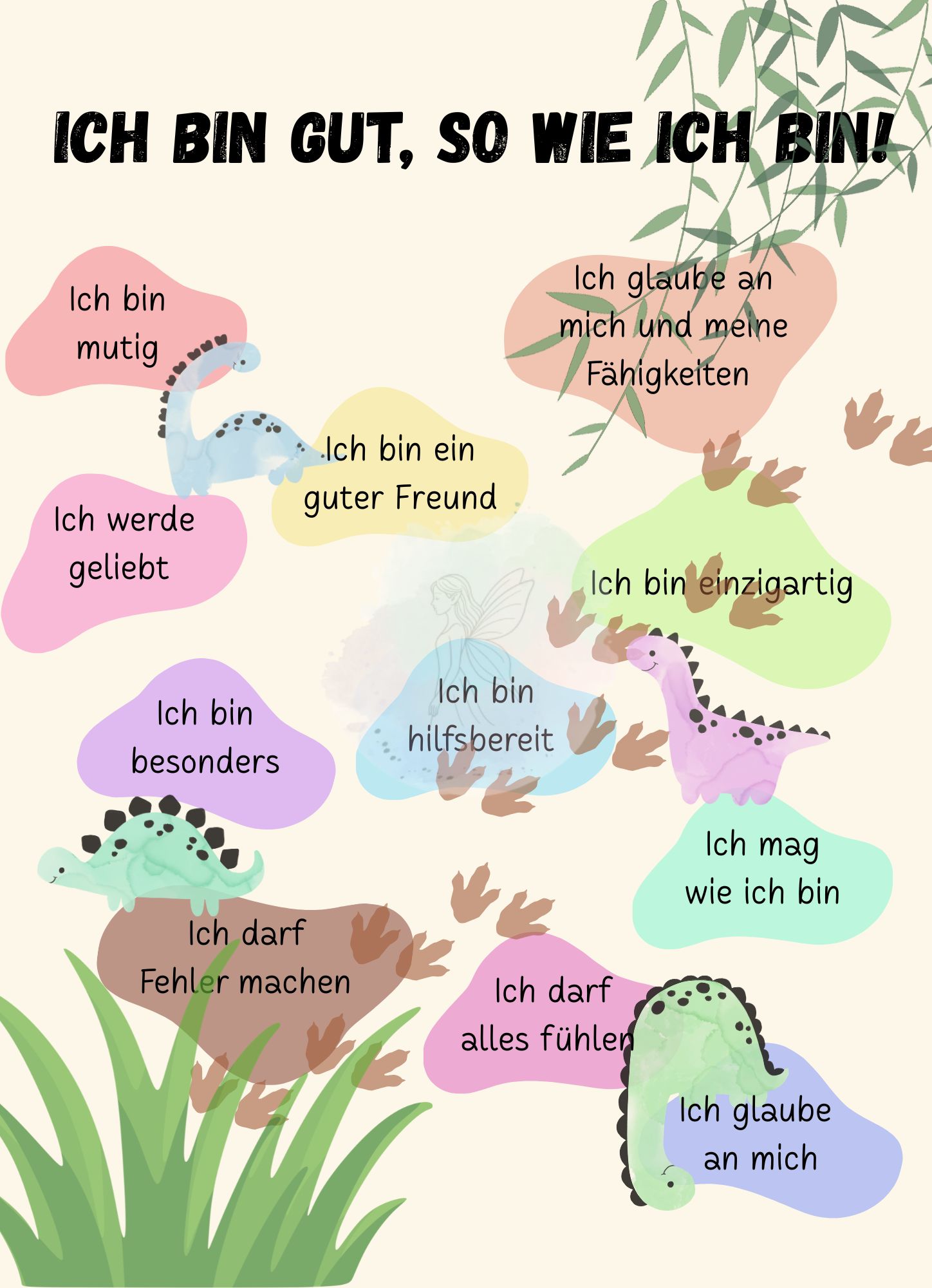 Ich bin gut - Digitale Datei A4 oder A3