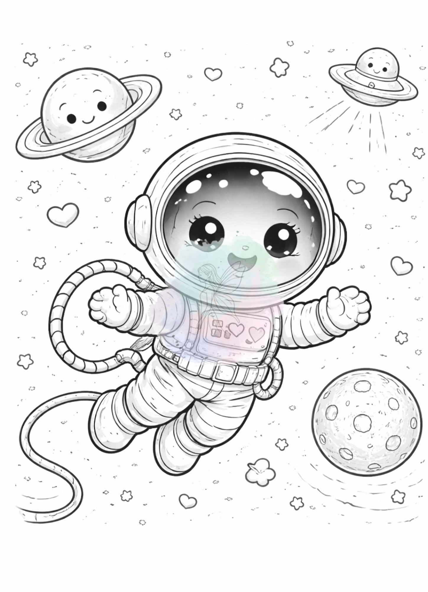 Ausmalbilder Astronaut
