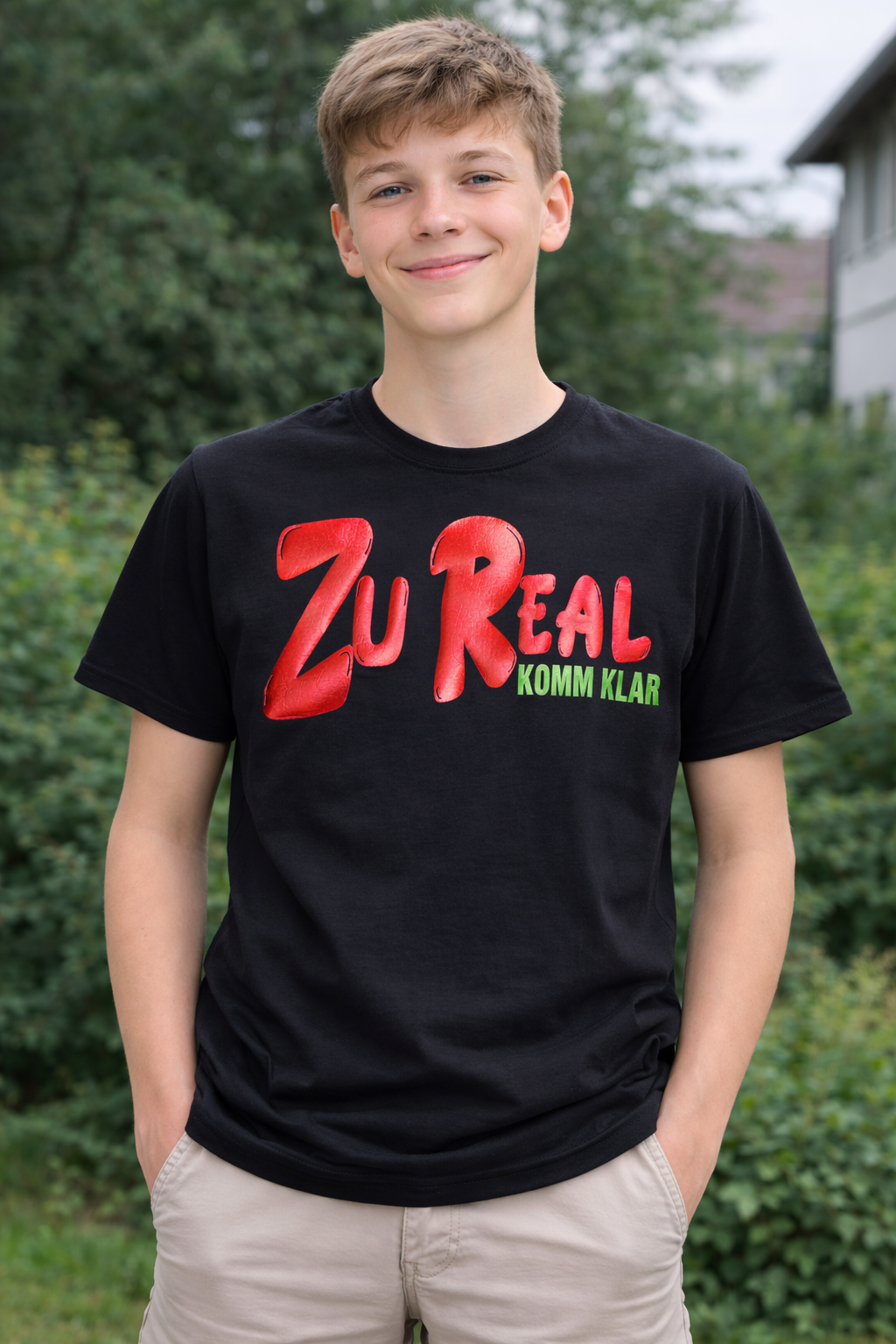 Shirt "Zu Real - komm klar"