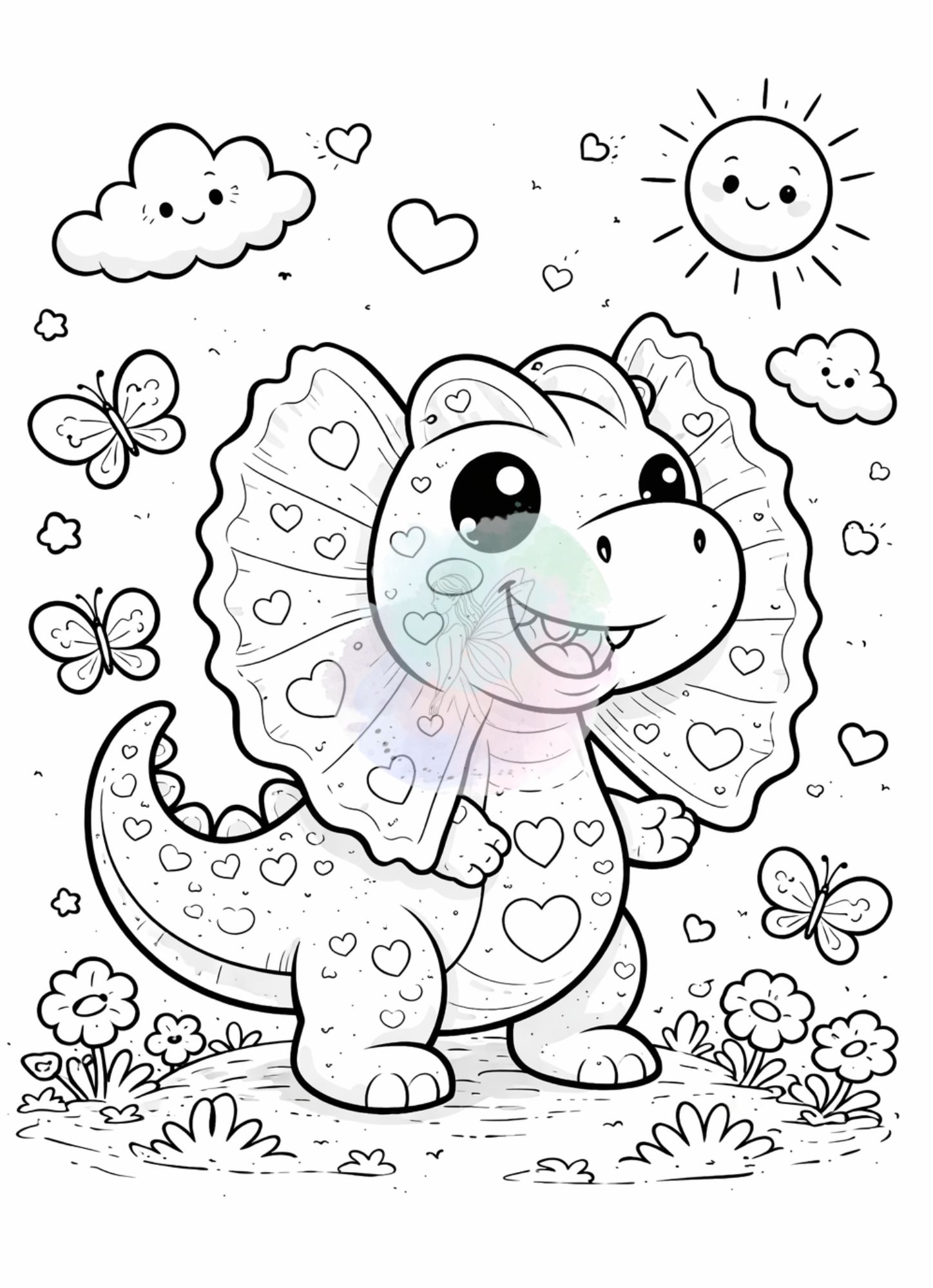 Ausmalbilder Dino