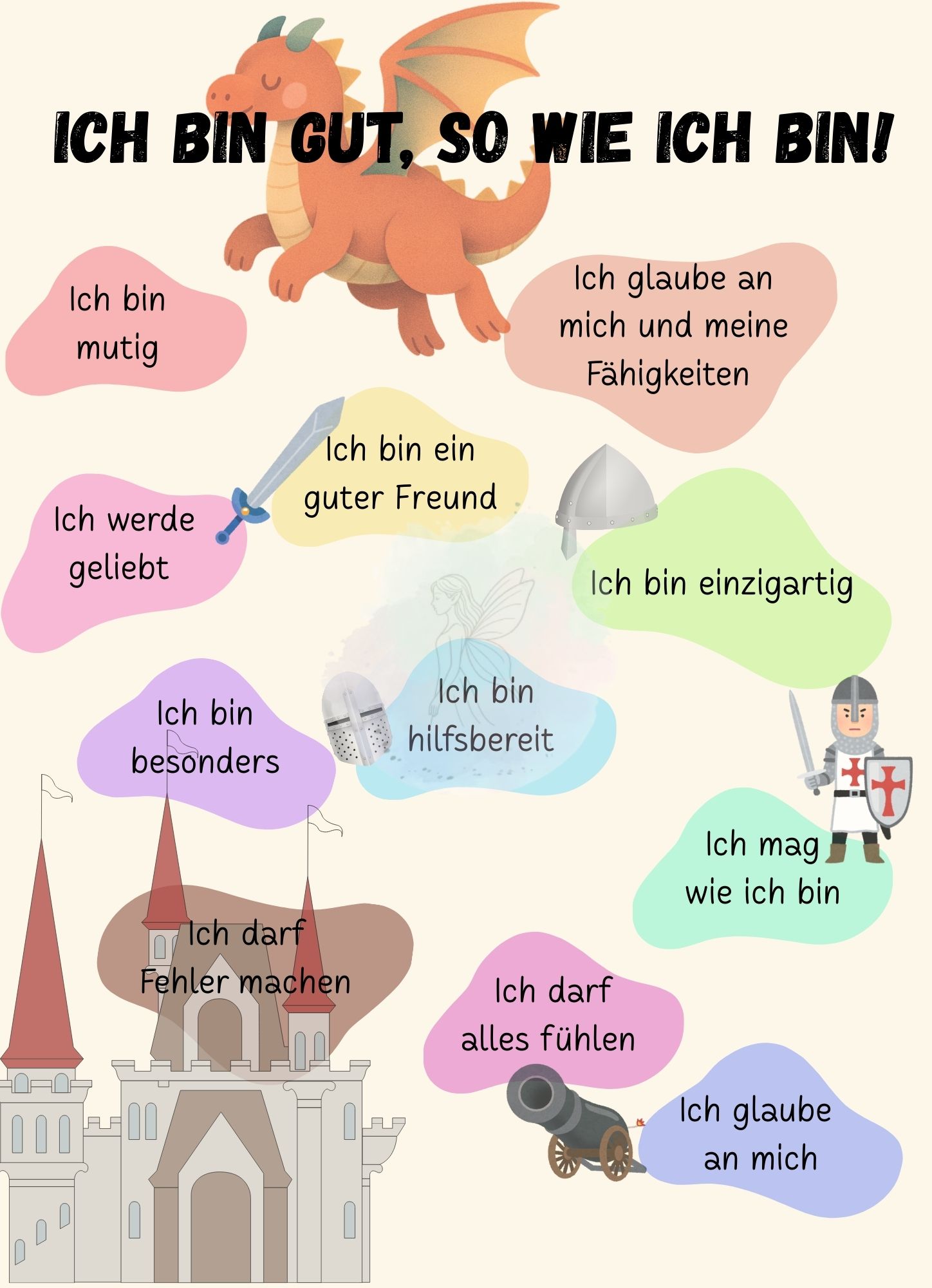 Ich bin gut - Digitale Datei A4 oder A3