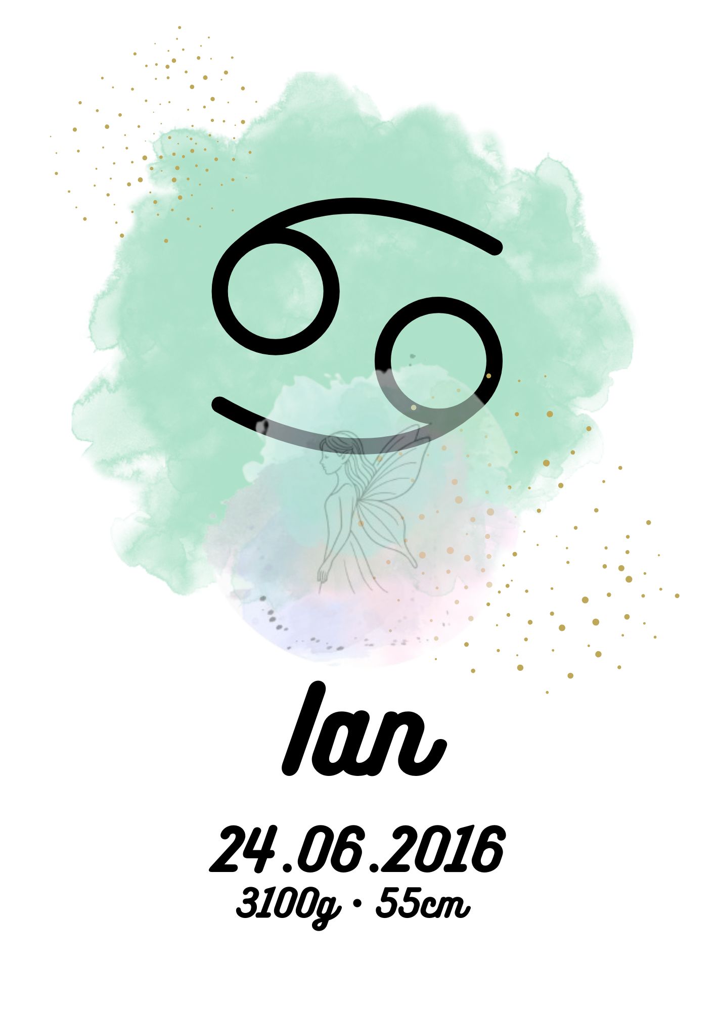 Sternzeichenkind - Digitale Datei A4/A3