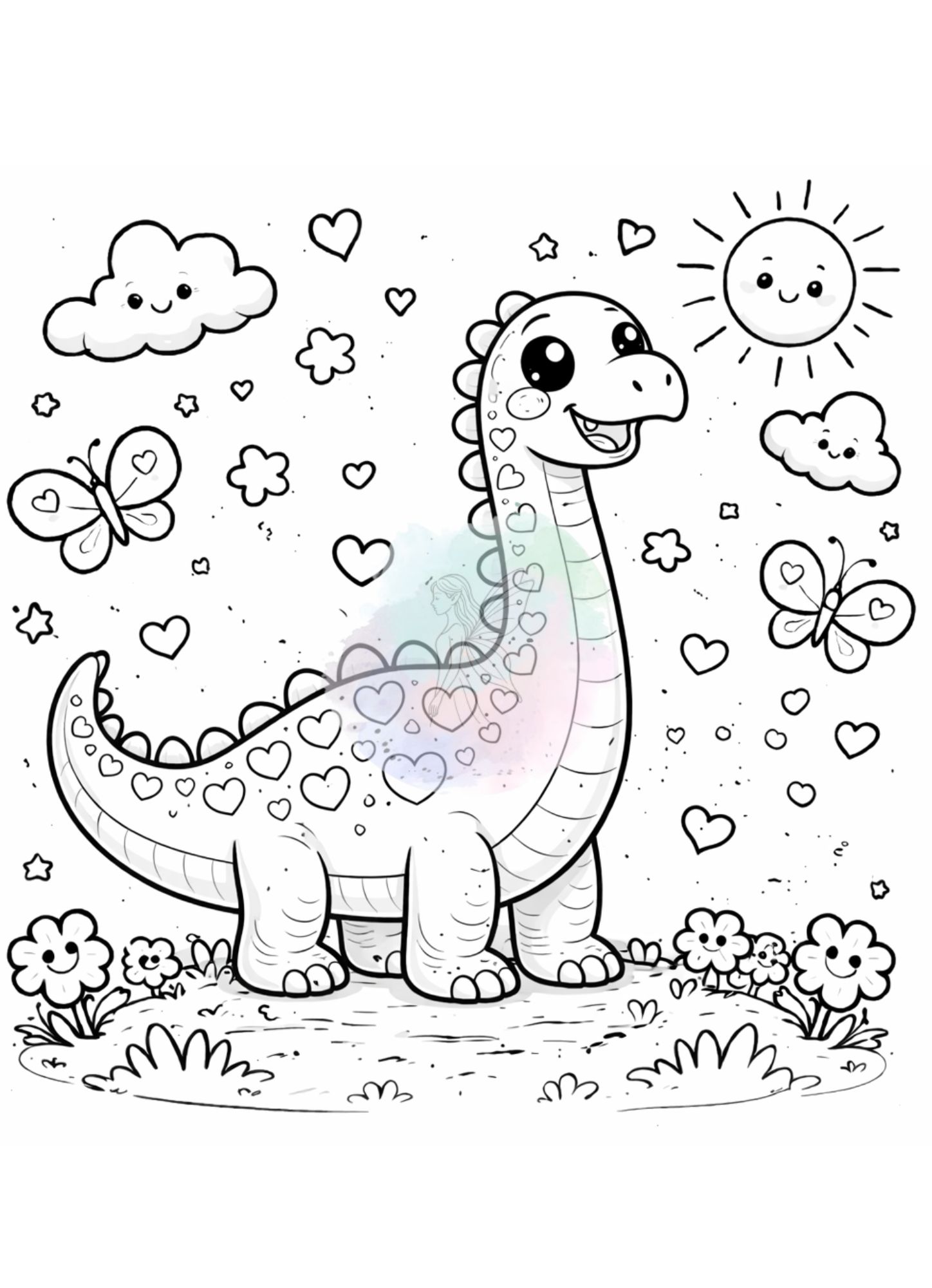 Ausmalbilder Dino