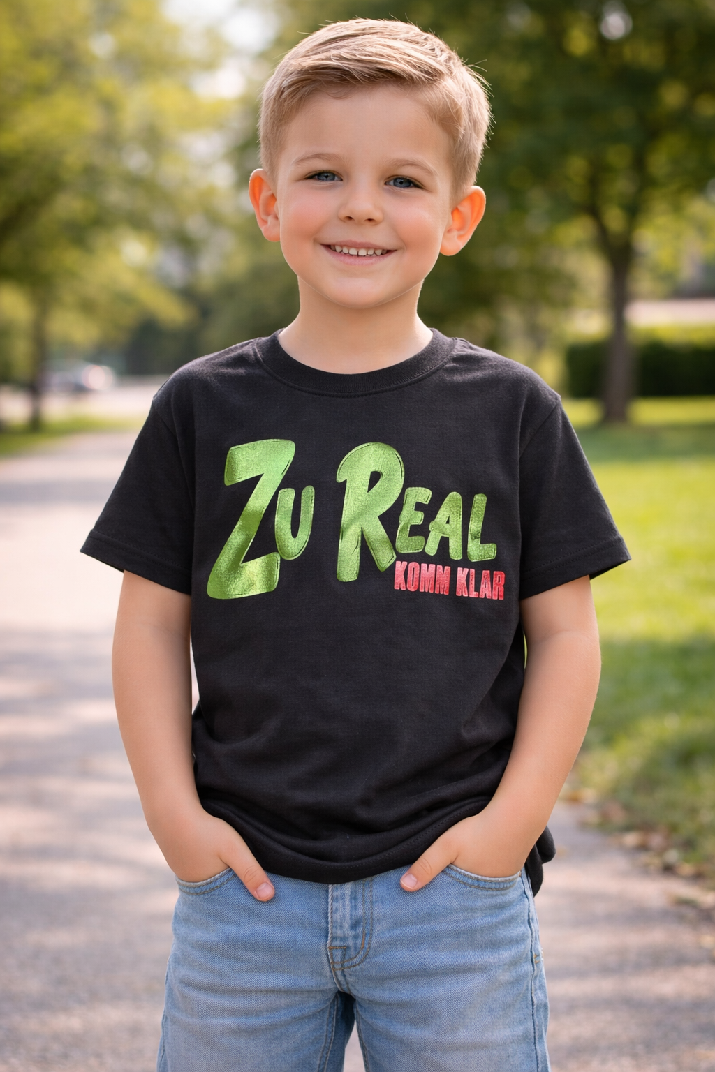 Shirt "Zu Real - komm klar"