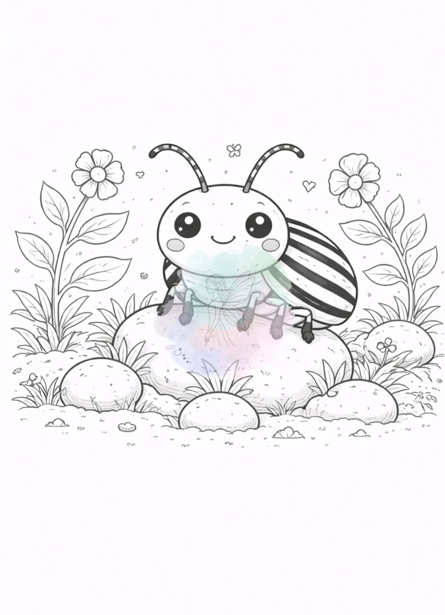 Ausmalbilder Insekten