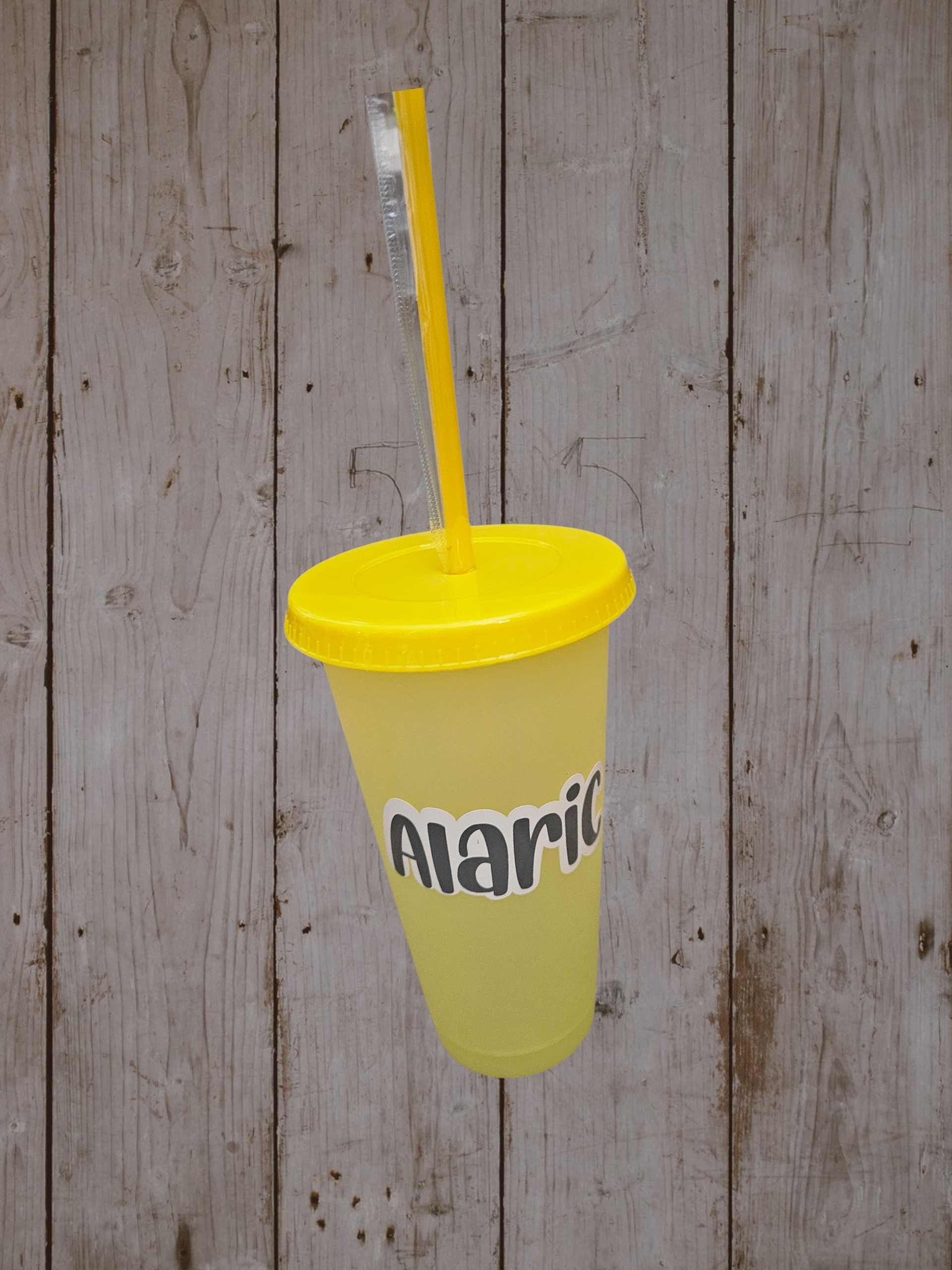Farbwechsel-Strohhalmbecher 700 ml