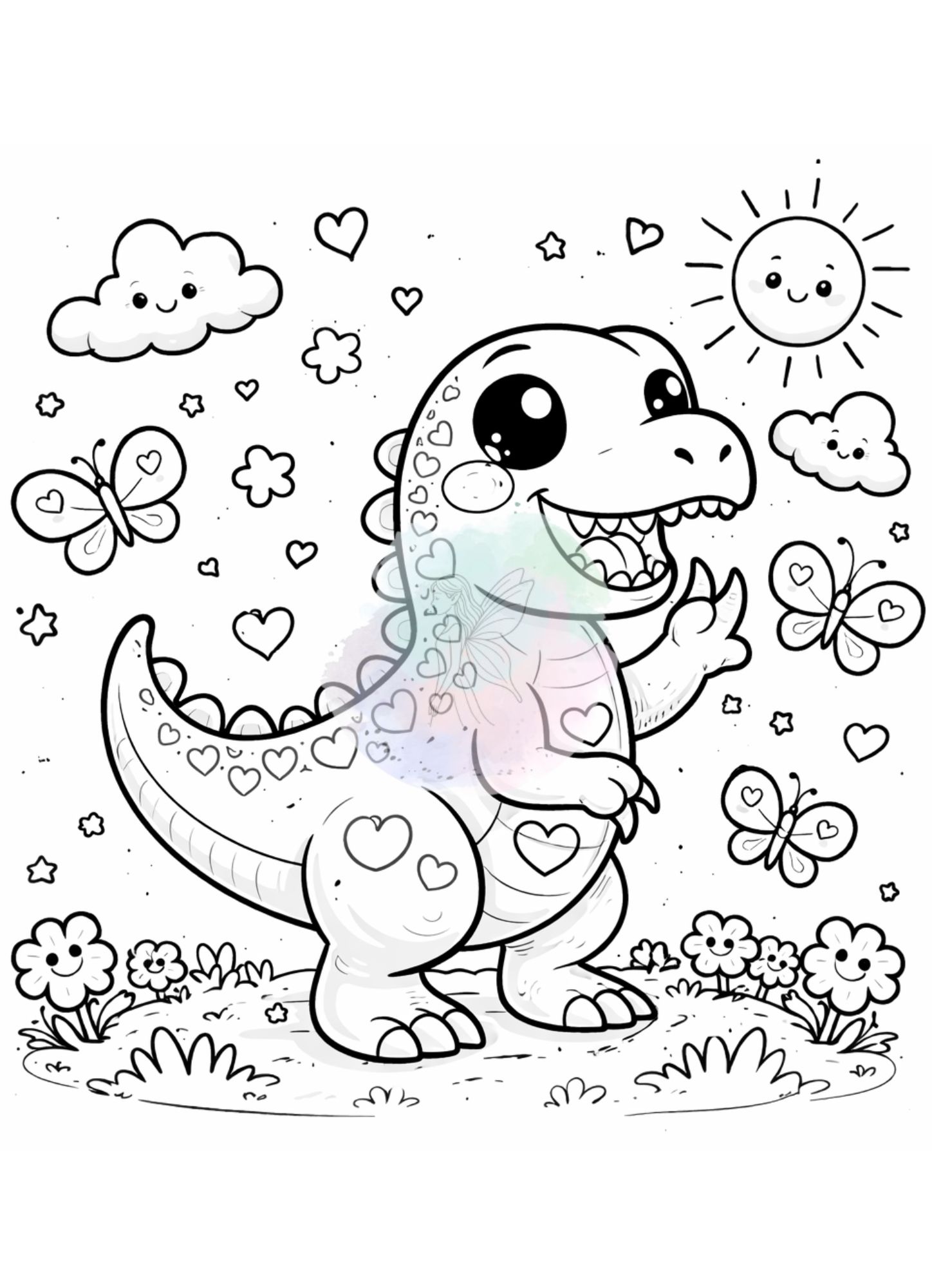 Ausmalbilder Dino