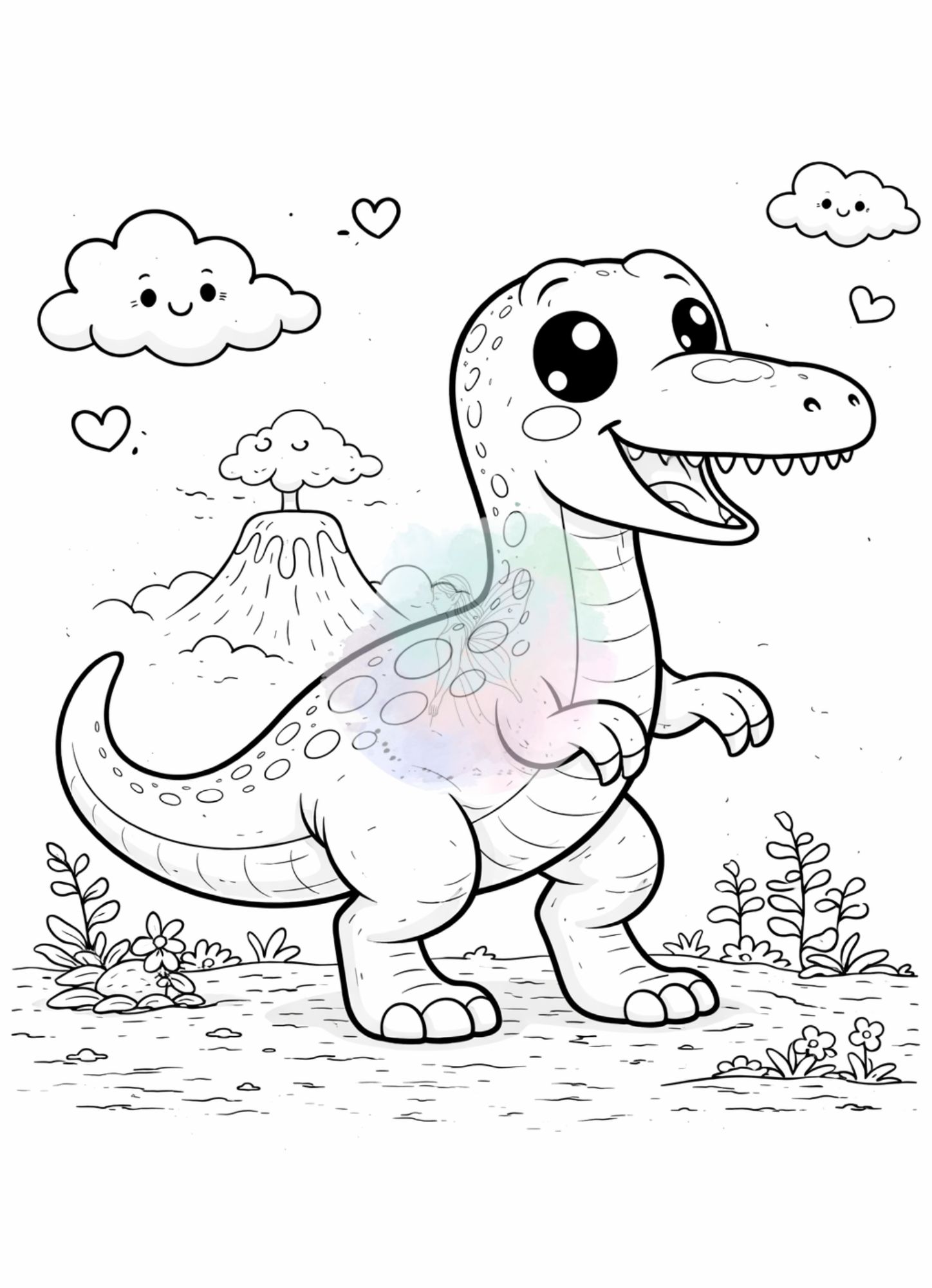 Ausmalbilder Dino