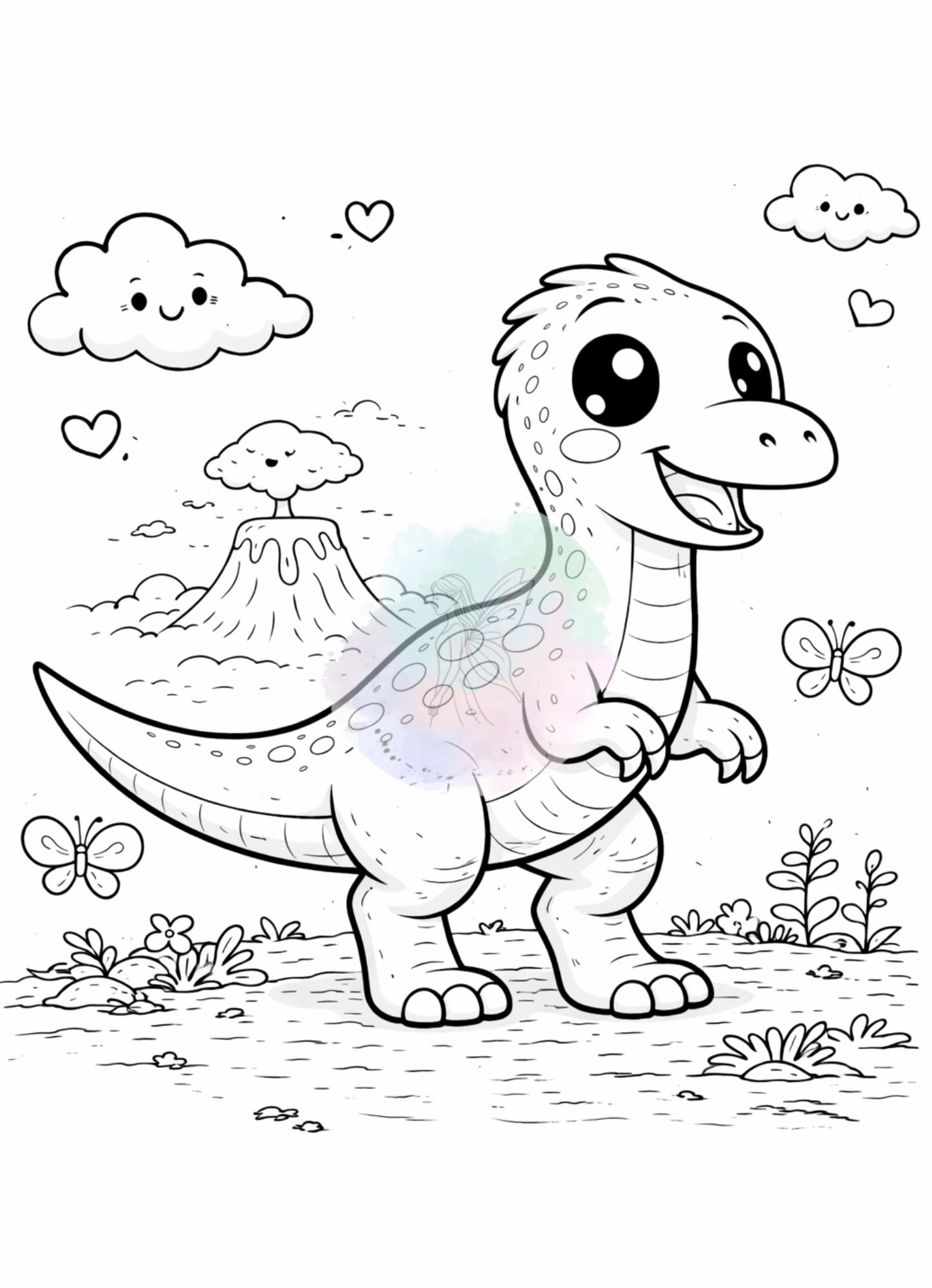 Ausmalbilder Dino