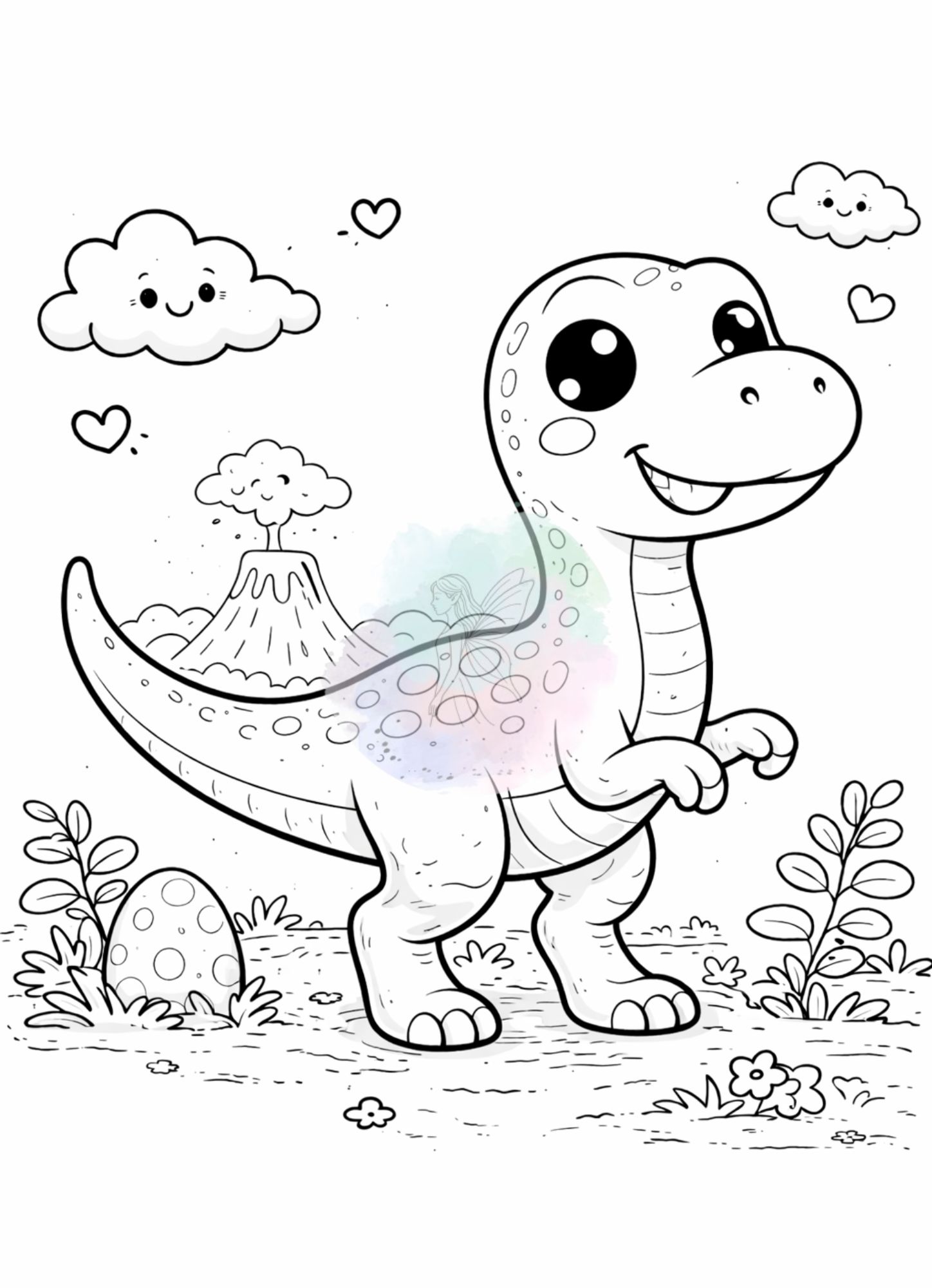 Ausmalbilder Dino