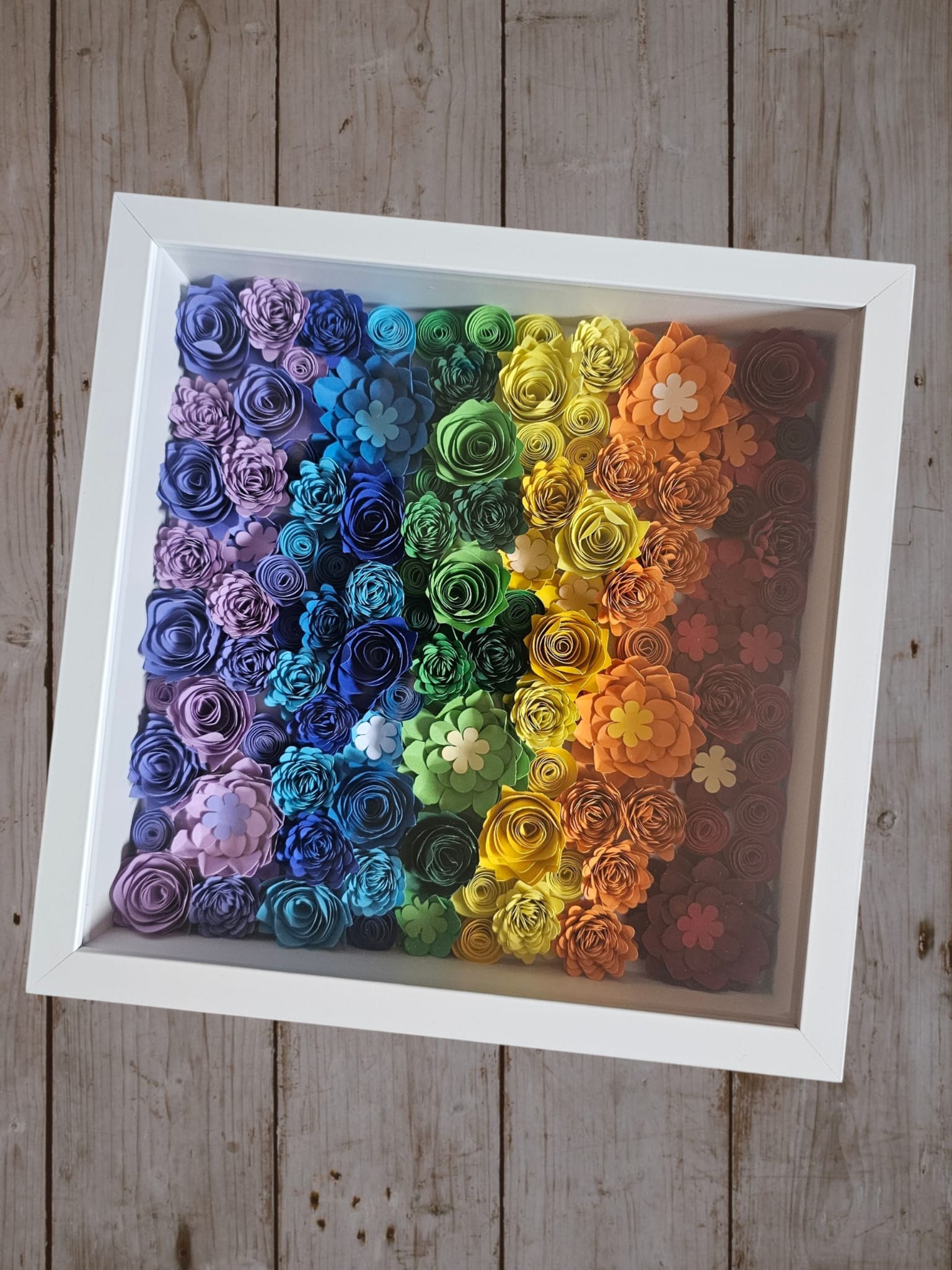 Schattenrahmen Rainbow