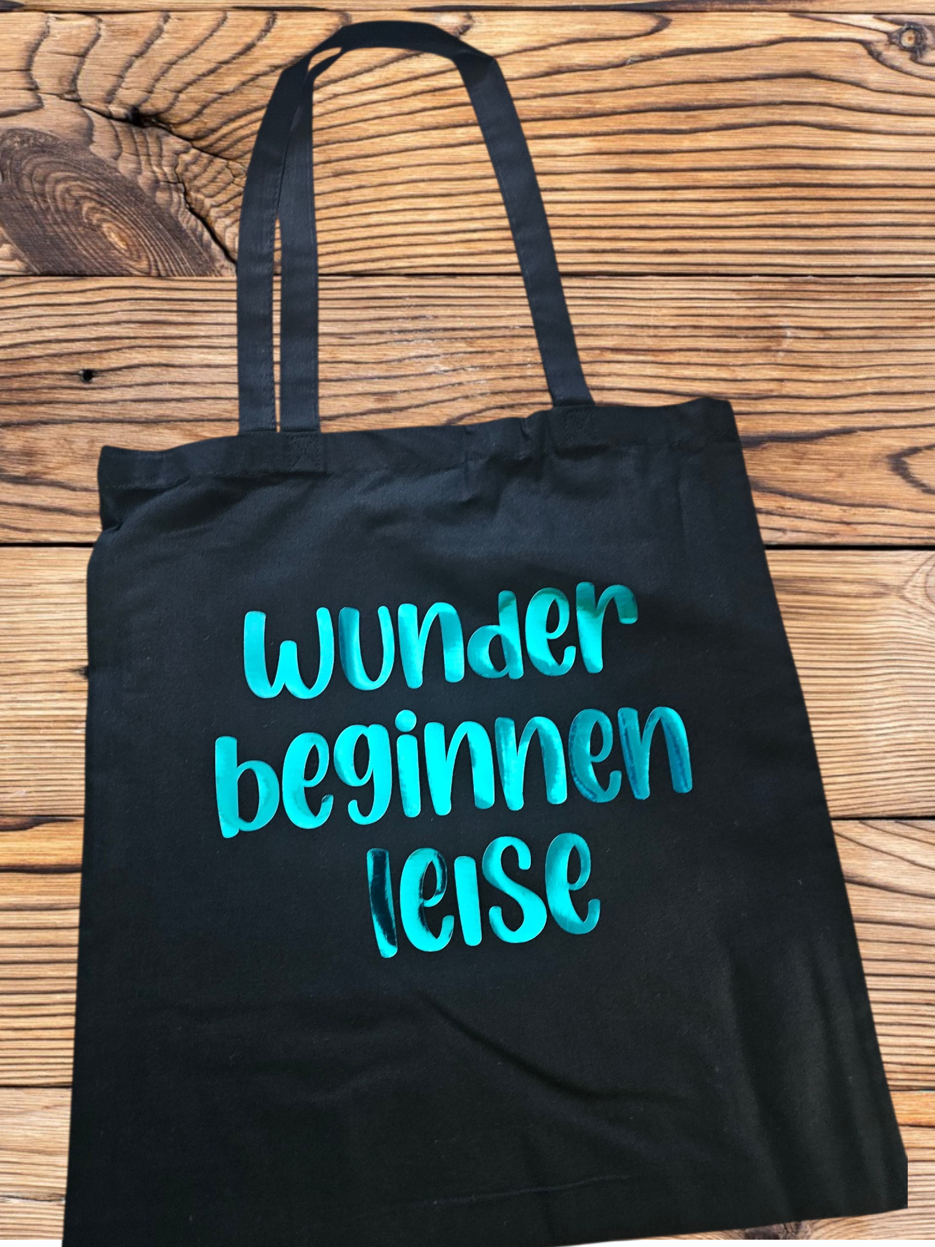 Baumwolltasche „Wunder beginnen leise“