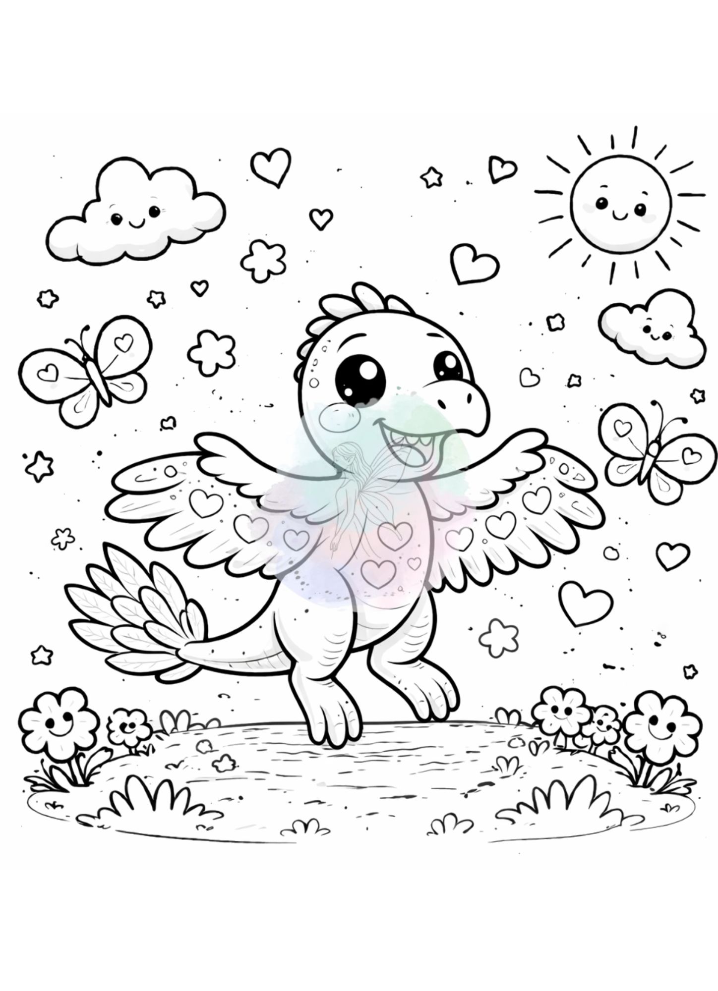 Ausmalbilder Dino
