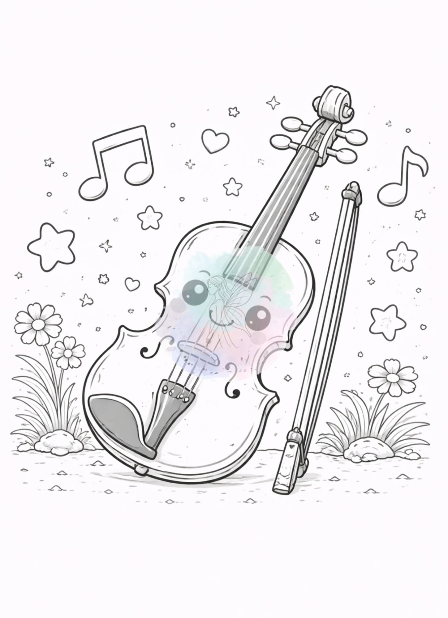 Ausmalbilder Musik