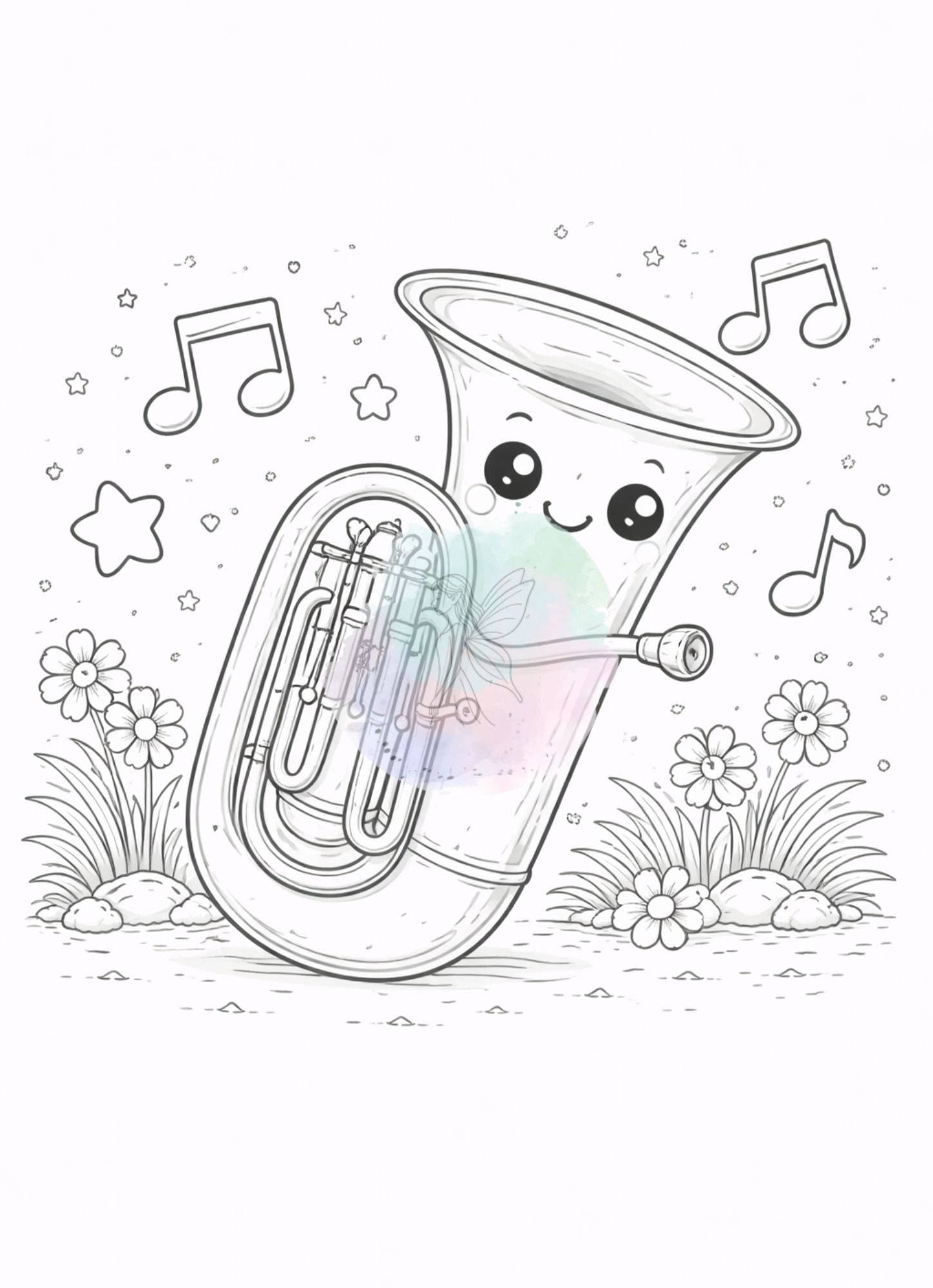 Ausmalbilder Musik